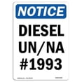 thumbnail image 1 of SignMission OS-NS-A-1218-V-11022 12 x 18 in. OSHA Notice Sign - Diesel UN & NA No.1993, 1 of 6