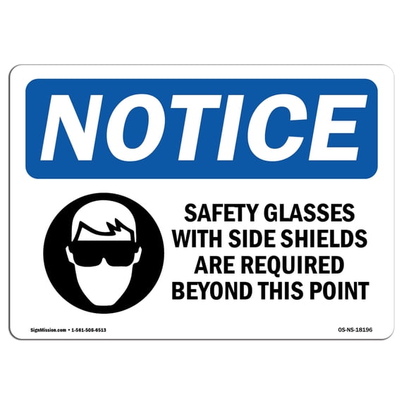 SignMission OS-NS-A-1218-V-11555 12 x 18 in. OSHA Notice Sign - Drive Safe See You Soon