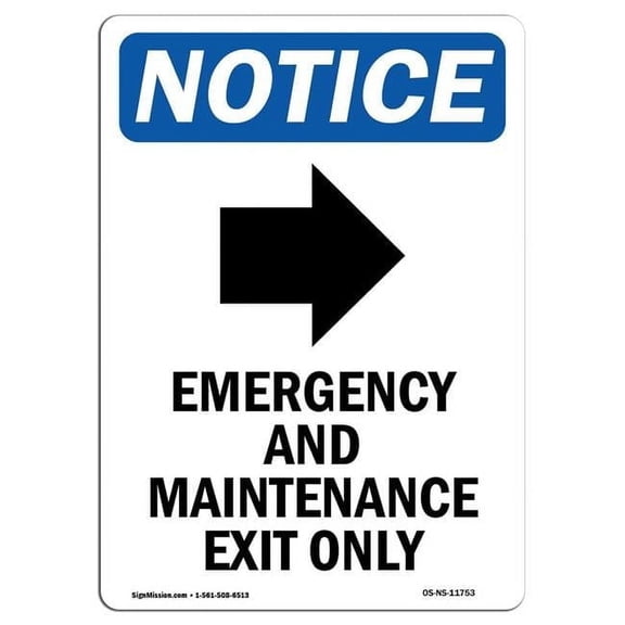 OSHA Notice Sign - Setup Is De-Energized |  Aluminum Sign | Protect Your Business, Construction Site, Warehouse & Shop Area |  Made in the USA