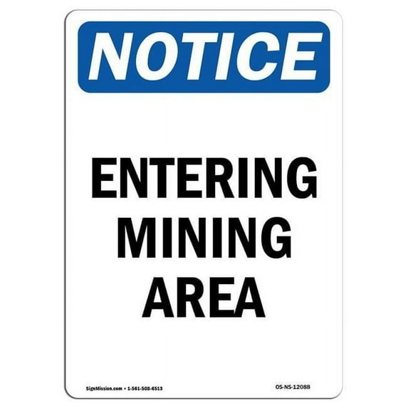 OSHA Notice Sign - Stepper Motor Box | Aluminum Sign | Protect Your Business, Construction Site, Warehouse & Shop Area | Made in the USA