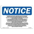 thumbnail image 1 of OSHA Notice Sign - The Owner Of This Building Is Required By |  Aluminum Sign | Protect Your Business, Work Site, Warehouse & Shop Area |  Made in the USA, 1 of 6