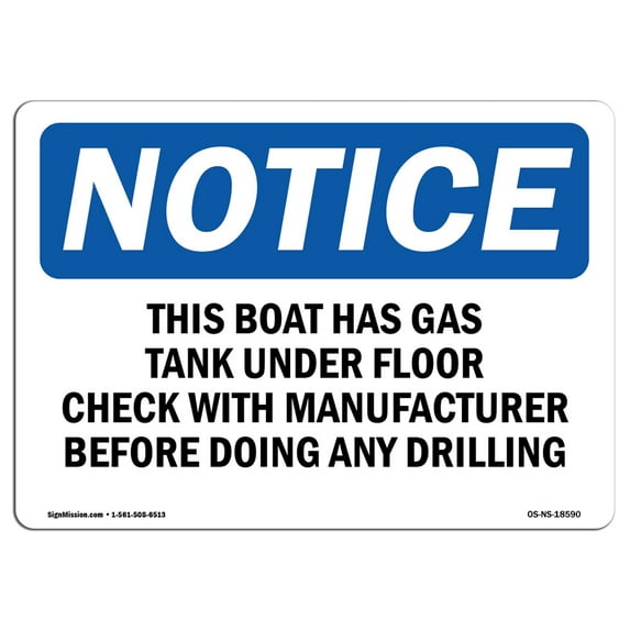 SignMission OS-NS-A-1218-V-12352 12 x 18 in. OSHA Notice Sign - Eye Protection Required