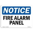 thumbnail image 1 of SignMission OS-NS-A-1218-L-12535 12 x 18 in. OSHA Notice Sign - Fire Alarm Panel, 1 of 6