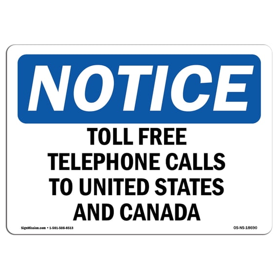 SignMission OS-NS-A-1218-V-12562 12 x 18 in. OSHA Notice Sign - Fire Department Notice Manual
