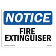 thumbnail image 1 of SignMission OS-NS-A-1218-L-12605 12 x 18 in. OSHA Notice Sign - Fire Extinguisher, 1 of 6