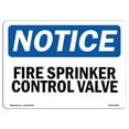 thumbnail image 1 of OSHA Notice Sign - Fire Sprinkler Control Valve |  Aluminum Sign | Protect Your Business, Construction Site, Warehouse & Shop Area |  Made in the USA, 1 of 6