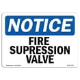 thumbnail image 1 of OSHA Notice Sign - Fire Tank Water Level Valve |  Aluminum Sign | Protect Your Business, Construction Site, Warehouse & Shop Area |  Made in the USA, 1 of 6