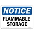 thumbnail image 1 of SignMission OS-NS-A-1218-L-12782 12 x 18 in. OSHA Notice Sign - Flammable Storage, 1 of 6