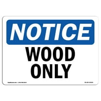 OSHA Notice Sign - Wood Only |  Aluminum Sign | Protect Your Business, Construction Site, Warehouse & Shop Area |  Made in the USA