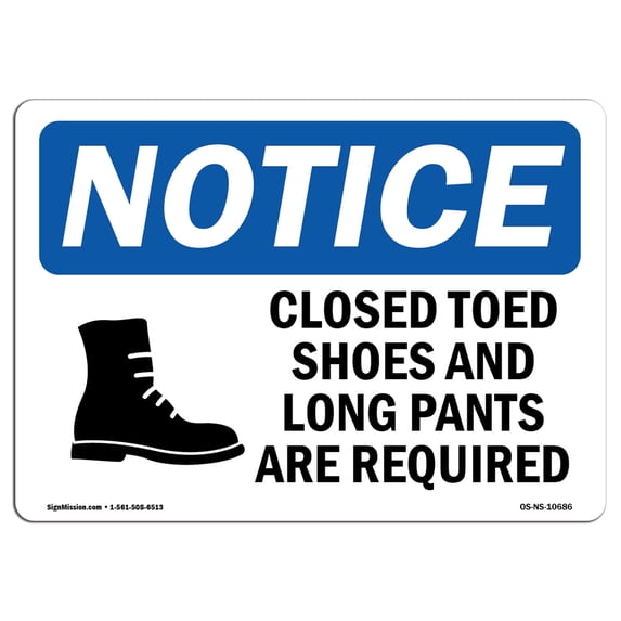 SignMission OS-NS-A-1218-V-14053 12 x 18 in. OSHA Notice Sign - Loto in Place Fuses Removed