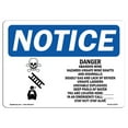 thumbnail image 1 of OSHA Notice Sign - Danger! Abandoned Mine Hazards |  Aluminum Sign | Protect Your Business, Construction Site, Warehouse & Shop Area |  Made in the USA, 1 of 6