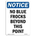 thumbnail image 1 of OSHA Notice Sign - Dirty |  Aluminum Sign | Protect Your Business, Construction Site, Warehouse & Shop Area |  Made in the USA, 1 of 6
