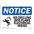 thumbnail image 1 of SignMission OS-NS-A-1218-L-14491 12 x 18 in. OSHA Notice Sign - No Drilling Into Frame Electrical, 1 of 6