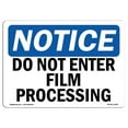 thumbnail image 1 of SignMission OS-NS-A-1218-V-14543 12 x 18 in. OSHA Notice Sign - No Field Use Allowed without Permission, 1 of 6