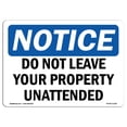 thumbnail image 1 of SignMission OS-NS-A-1218-V-14654 12 x 18 in. OSHA Notice Sign - No High Heels, 1 of 6