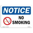 thumbnail image 1 of SignMission OS-NS-A-1218-L-16187 12 x 18 in. OSHA Notice Sign - No Smoking, 1 of 6