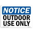 thumbnail image 1 of OSHA Notice Sign - Outdoor Use Only |  Aluminum Sign | Protect Your Business, Construction Site, Warehouse & Shop Area |  Made in the USA, 1 of 6