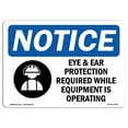 thumbnail image 1 of OSHA Notice Sign - OSHA PPE Multiple Sign |  Aluminum Sign | Protect Your Business, Construction Site, Warehouse & Shop Area |  Made in the USA, 1 of 6
