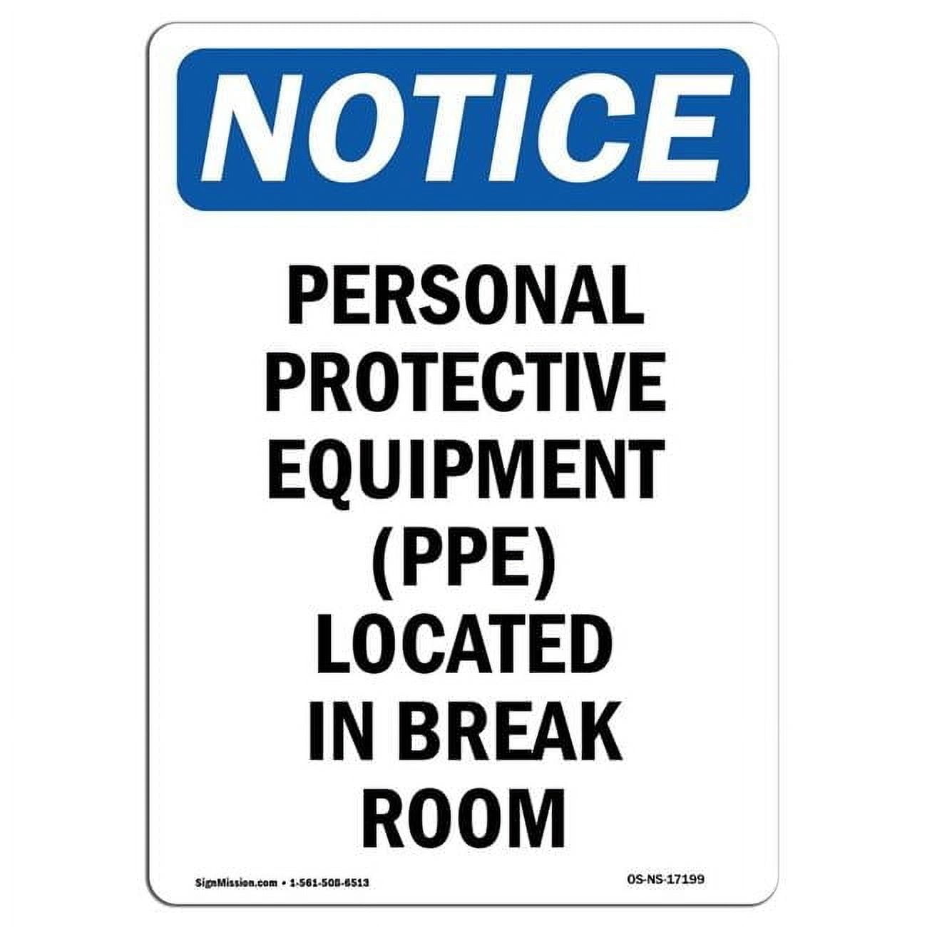 OSHA Notice Sign - Fire Riser And Electrical Panel Inside | Aluminum ...