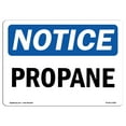 thumbnail image 1 of SignMission OS-NS-A-1218-L-17892 12 x 18 in. OSHA Notice Sign - Propane, 1 of 6