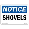thumbnail image 1 of SignMission OS-NS-A-1218-L-18311 12 x 18 in. OSHA Notice Sign - Shovels, 1 of 6