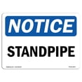 thumbnail image 1 of SignMission OS-NS-A-1218-L-18427 12 x 18 in. OSHA Notice Sign - Standpipe, 1 of 6