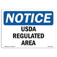 thumbnail image 1 of OSHA Notice Sign - USDA Regulated Area |  Aluminum Sign | Protect Your Business, Construction Site, Warehouse & Shop Area |  Made in the USA, 1 of 6