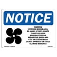 thumbnail image 1 of SignMission OS-NS-A-1218-L-18913 12 x 18 in. OSHA Notice Sign - Warning Entering Mining Area, 1 of 6