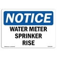 thumbnail image 1 of OSHA Notice Sign - Water Meter Sprinkler Riser |  Aluminum Sign | Protect Your Business, Construction Site, Warehouse & Shop Area |  Made in the USA, 1 of 6