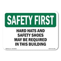 OSHA SAFETY FIRST Sign - When Grinding Use Face Shield With Symbol ...