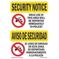 thumbnail image 1 of OSHA SECURITY NOTICE Sign - Drug Use Reported Bilingual | Aluminum Sign | Protect Your Business, Construction Site, Warehouse & Shop Area | Made in the USA, 1 of 6
