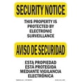 thumbnail image 1 of OSHA SECURITY NOTICE Sign - Electronic Surveillance Bilingual | Aluminum Sign | Protect Your Business, Work Site, Warehouse & Shop Area | Made in the USA, 1 of 6