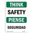 thumbnail image 1 of OSHA THINK Sign - Safety | Aluminum Sign | Protect Your Business, Construction Site, Warehouse & Shop Area | Made in the USA, 1 of 6