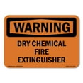 thumbnail image 1 of SignMission OS-WS-A-1218-L-12083 12 x 18 in. OSHA Warning Sign - Dry Chemical Fire Extinguisher, 1 of 6