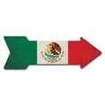 thumbnail image 1 of SignMission 12 x 36 in. Indoor & Outdoor Decor Direction Sticker Vinyl Wall Decals - Mexico Flag 2 - 24 in., 1 of 3