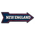 thumbnail image 1 of SignMission 12 x 36 in. Indoor & Outdoor Decor Direction Sticker Vinyl Wall Decals - New England - 24 in., 1 of 3