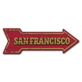 thumbnail image 1 of SignMission 12 x 36 in. Indoor & Outdoor Decor Direction Sticker Vinyl Wall Decals - San Francisco - 24 in., 1 of 2