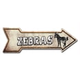 thumbnail image 1 of SignMission 12 x 36 in. Indoor & Outdoor Decor Direction Sticker Vinyl Wall Decals - Zebras - 24 in., 1 of 2