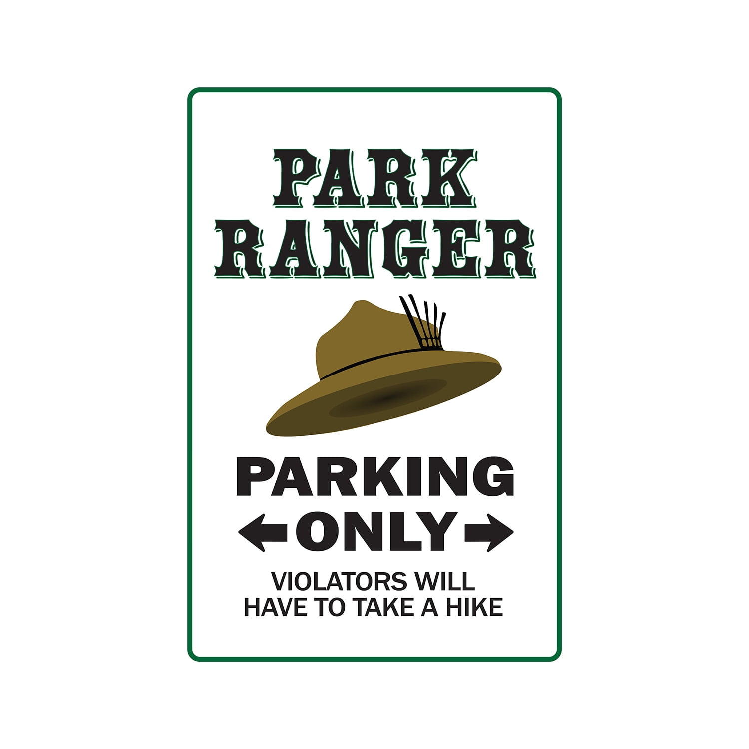 PARK RANGER Sign forest wildlife environment woods officer police ...