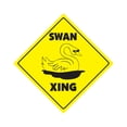 thumbnail image 1 of Swan Crossing Sign Zone Xing | Indoor/Outdoor | 14" Tall animal lover bird water fowl, 1 of 5
