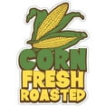 thumbnail image 1 of SignMission 16 in. Decal Concession Stand Food Truck Sticker - Corn Fresh Roasted, 1 of 1