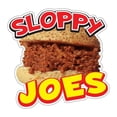 thumbnail image 1 of Sloppy Joes 16" Decal Concession Stand Food Truck Sticker, 1 of 2