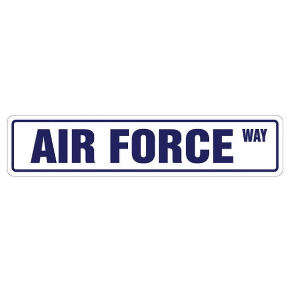 AIR FORCE Street Sign new military road cadet | Indoor/Outdoor |  18" Wide