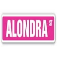 thumbnail image 1 of ALONDRA Street Sign Childrens Name Room Sign | Indoor/Outdoor |  18" Wide, 1 of 5