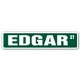 thumbnail image 1 of EDGAR Street Sign Childrens Name Room Sign | Indoor/Outdoor |  18" Wide, 1 of 5