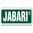 thumbnail image 1 of JABARI Street Sign Childrens Name Room Sign | Indoor/Outdoor |  18" Wide, 1 of 5
