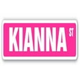thumbnail image 1 of KIANNA Street Sign Childrens Name Room Sign | Indoor/Outdoor |  18" Wide, 1 of 5