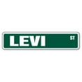 thumbnail image 1 of LEVI Street Sign Childrens Name Room Sign | Indoor/Outdoor |  18" Wide, 1 of 5