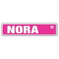 thumbnail image 1 of NORA Street Sign Childrens Name Room Sign | Indoor/Outdoor |  18" Wide, 1 of 5