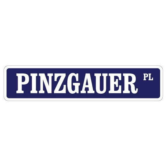 PINZGAUER Street Sign cattle cow farmer beef farm | Indoor/Outdoor | 18" Wide